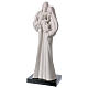 Standing Holy Family statue in white porcelain 14 in s3