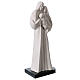 Standing Holy Family statue in white porcelain 14 in s4