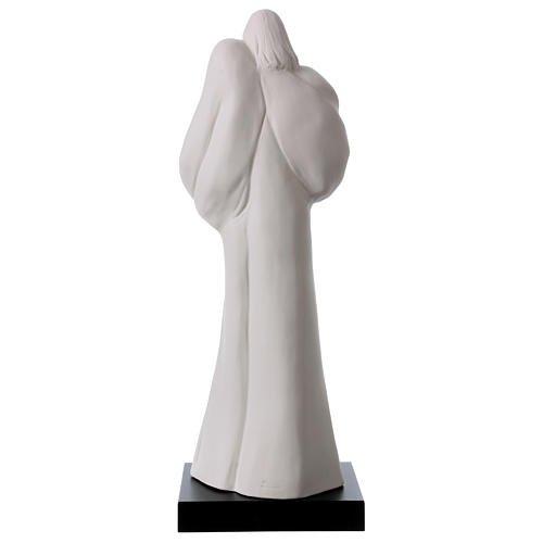 Statua Sacra Famiglia porcellana bianca 32 cm 5