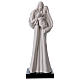 Statua Sacra Famiglia porcellana bianca 32 cm s1