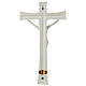 Crucifix porcelaine blanche 35 cm s4