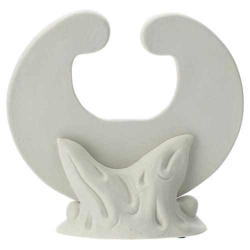 Sagrada Família porcelana branca 20 cm 4