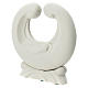 Estatua porcelana blanca S. Familia 15 cm s2