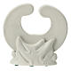 Statua porcellana bianca S. Famiglia 15 cm s4