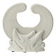 Figurka biała porcelana, Święta Rodzina, 15 cm s4