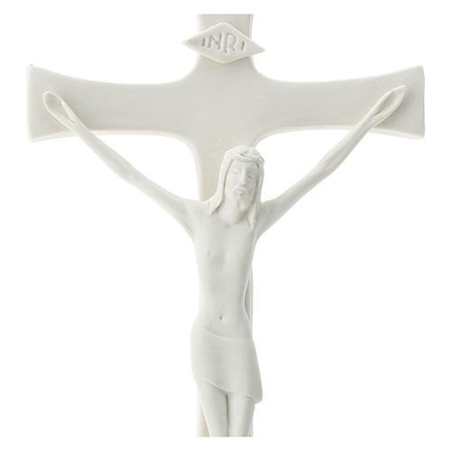 Crucifix porcelaine 20 cm 2