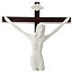 Kruzifix aus Holz und Porzellan 35 cm s2