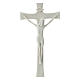 Crucifix in white porcelain 30 cm s1