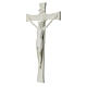 Crucifix in white porcelain 30 cm s3