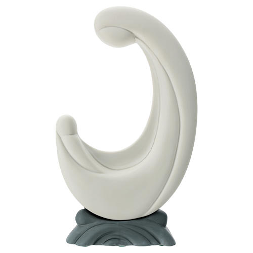Porcelain Maternity statue with grey base 10 in 1