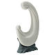 Porcelain Maternity statue with grey base 10 in s3