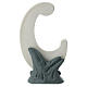 Porcelain Maternity statue with grey base 10 in s4
