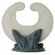 Sagrada Família estilizada porcelana base cinzenta 20 cm s4