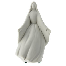 Skulptur aus Porzellan Madonna mit offenen Armen, 16 cm