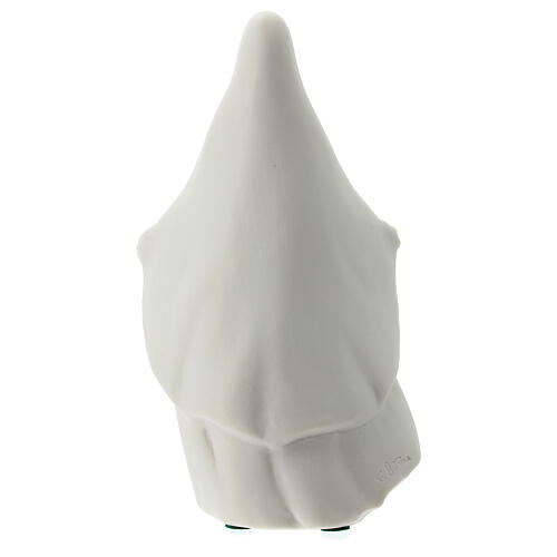 Virgin with open arms, 16 cm, white porcelain 5