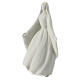 Virgen brazos abiertos 16 cm porcelana blanca s3