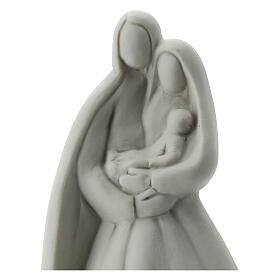 Skulptur aus Porzellan Heilige Familie, 16 cm