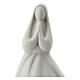 Virgin with hands joined, 16 cm, white porcelain s2