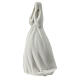 Virgin with hands joined, 16 cm, white porcelain s3