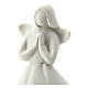 Engel aus weißem Porzellan, 14 cm s2
