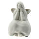 Seated angel 2 1/4 in white porcelain s1