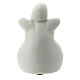 Seated angel 2 1/4 in white porcelain s5