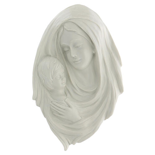 Flachrelief, Muttergottes mit dem Kind, 30 cm 1