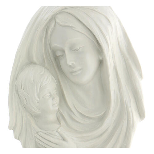 Flachrelief, Muttergottes mit dem Kind, 30 cm 2