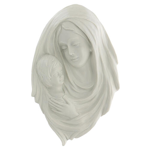 Bas-relief Vierge à l'Enfant 30 cm 1