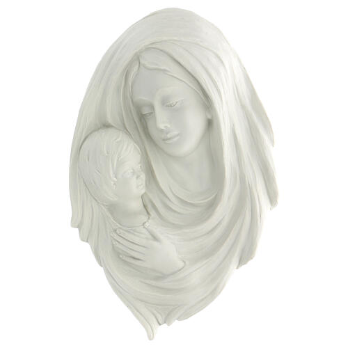 Flachrelief, Muttergottes mit dem Kind, 35 cm 1