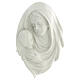 Bas-relief of Virgin with Child, porcelain, 35 cm s1