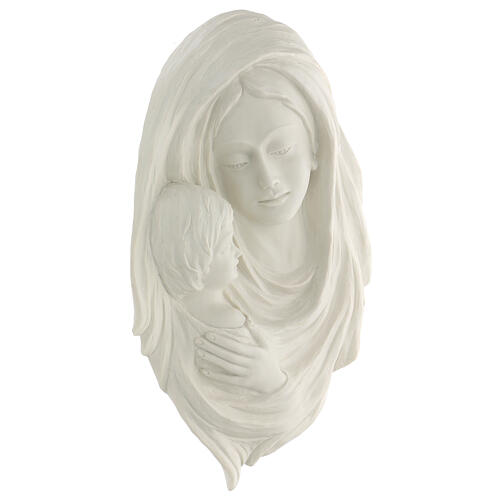 Virgin with Child bas-relief, 40 cm 3