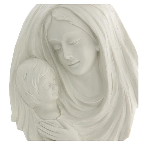 Bajorrelieve Virgen con niño 40 cm 2
