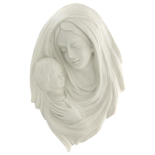 Bas-relief Virgin Mary and Child 40 cm 1