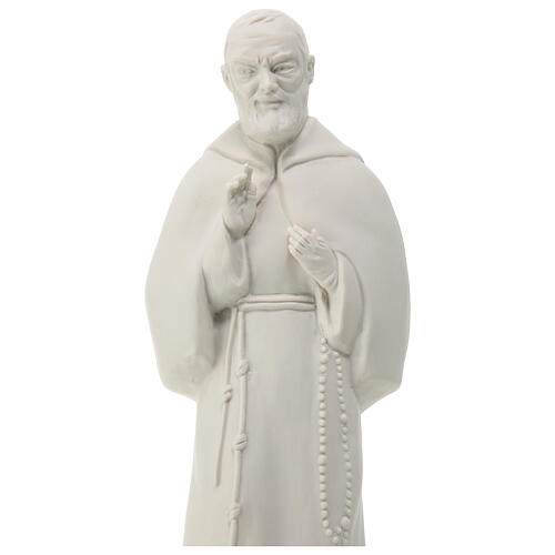 Statue porcelaine Saint Pio 30 cm 2