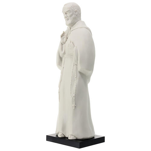 Statue porcelaine Saint Pio 30 cm 3