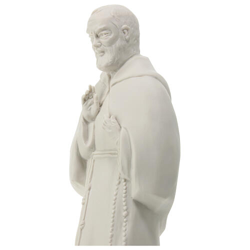 Statue porcelaine Saint Pio 30 cm 4