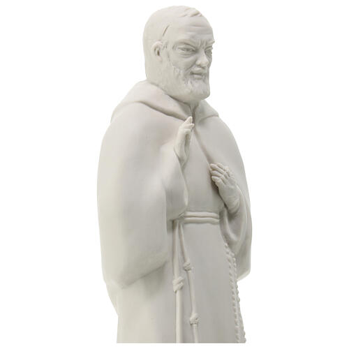 Statue porcelaine Saint Pio 30 cm 5