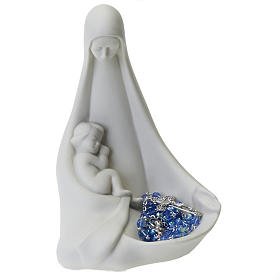Virgin holy water font or rosary holder Pinton 16-19 cm s5
