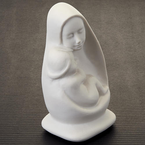 Busto Virgem com Menino Francesco Pinton 13 cm 2