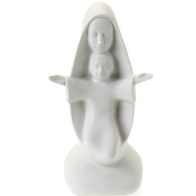 Mother Mary bust and Baby with open arms Pinton 19 cm