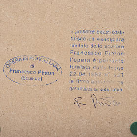 Virgem Maria mãos juntas 33 cm Francesco Pinton s6