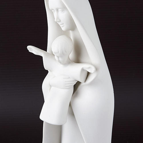 Virgen con velo y niño Francesco Pinton 3