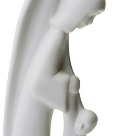Guardian Angel holy water font in white porcelain Pinton 35 cm