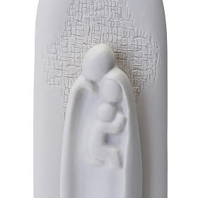 Pia de água benta com Sagrada Família Francesco Pinton 27 cm