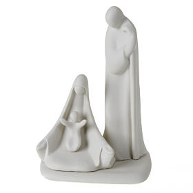 Stilisierte Krippe mit Füßchen Francesco Pinton 16 cm s1