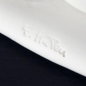 Stilisierte Krippe mit Füßchen Francesco Pinton 16 cm s5