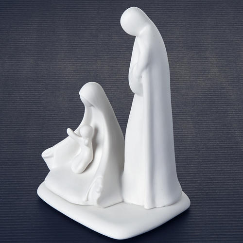 Stilisierte Krippe mit Füßchen Francesco Pinton 16 cm 2