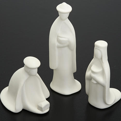 Szopka porcelana komplet miniatura stylizowana 16 cm Pinton 4