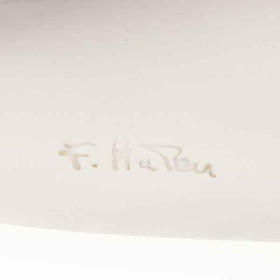 Krippenszene auf Sockel mit Ochse und Esel Pinton 10 cm s3